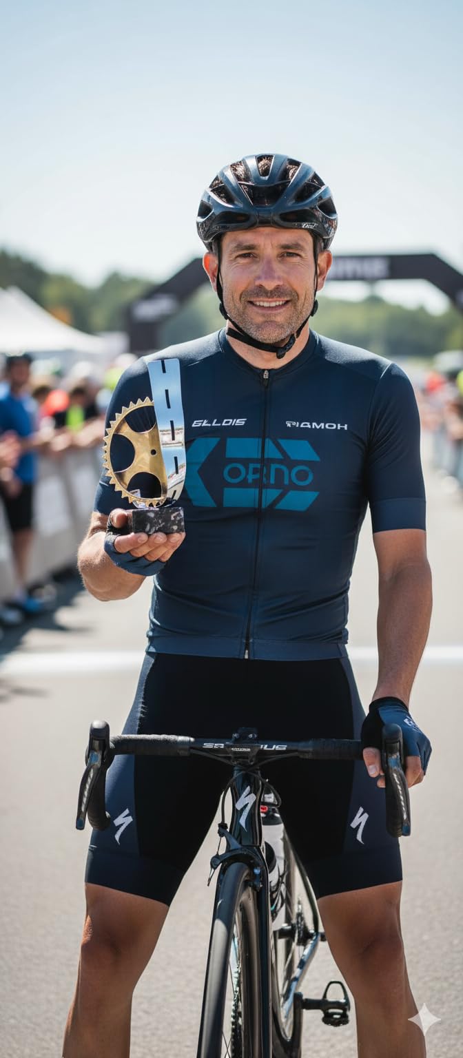 Trofeo Ciclismo Premio Personalizado de 23cm de altura