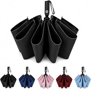 Danzera 𝗗𝗮𝗻𝘇𝗲𝗿𝗮 Compact Automatic Folding Umbrella – Windproof, UV Protection, 𝟭𝟮 𝗥𝗶𝗯𝘀 Lightweight Portable T... Price In India