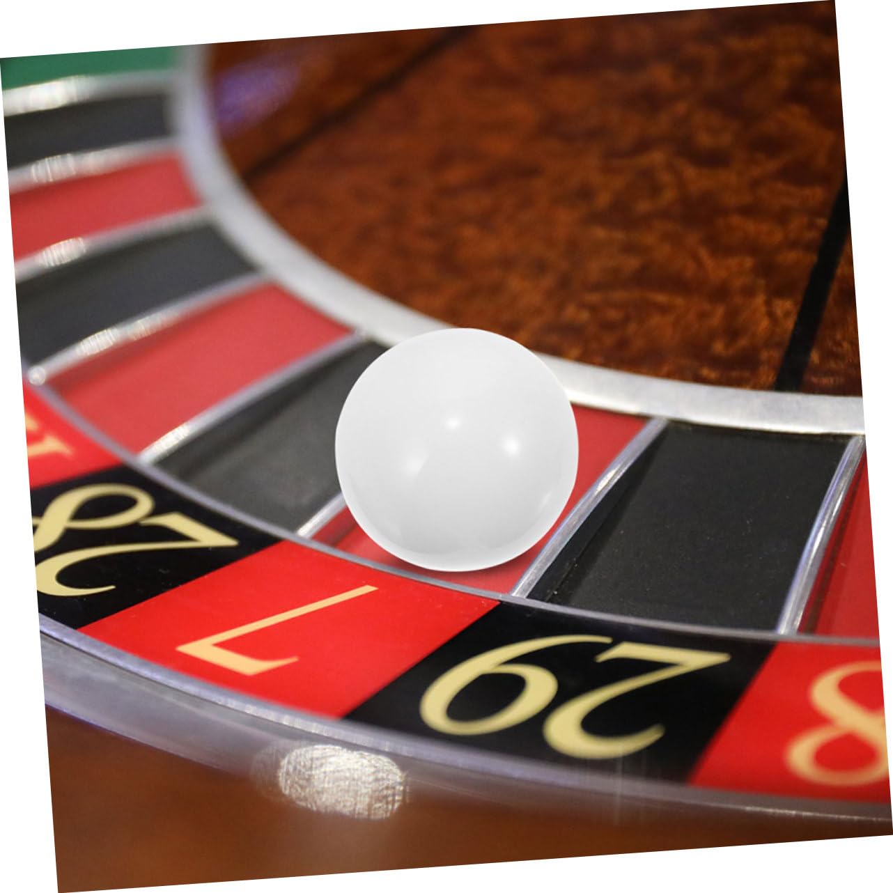 SUPVOX Palline in Resina per Ruota della Roulette Ricambio Gioco Bar Festa Moderno Confezione da 3 Unitá