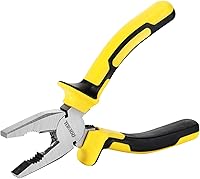 Vista 10 de DOWELL Alicates de punta de aguja, alicates de punta larga de 8 pulgadas con cortador de alambre para joyería, construcción de acero al níquel cromo