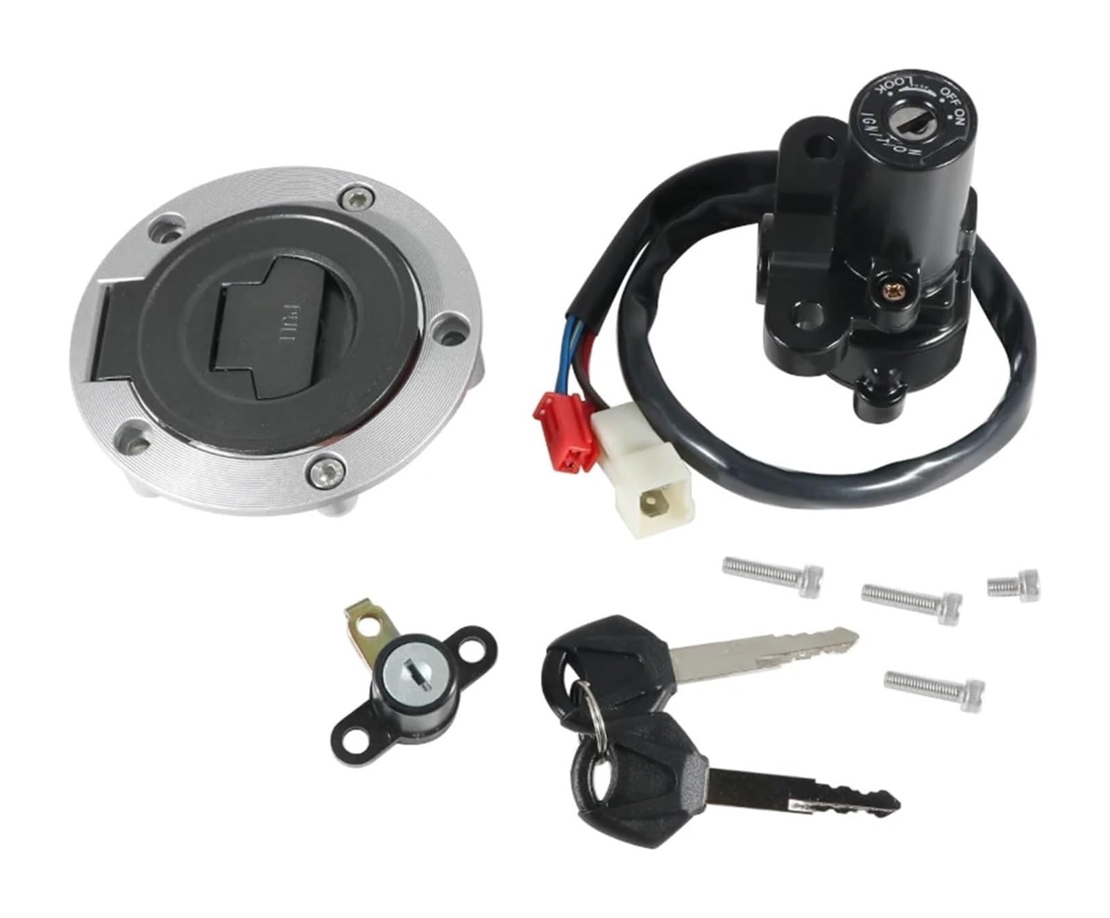 Blocco Accensione Per XT660 Per XT660Z Per Tenere MT03 Per YZF-R1 R1 XJ6 Per XJ6F Per XJ6N FJ09 FZ09 FZ07 Set Di Interruttori Blocco Chiave Accensione Per Moto Moto