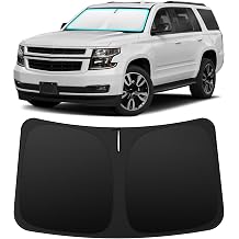 INSAUTO Custom Fit Windshield Sun Shade for Chevrolet Tahoe 2015-2020 | Foldable Front Window Sunshade Car Accessories, UV & Heat Reflector, Keeps Interior Cool, Includes Storage Bag