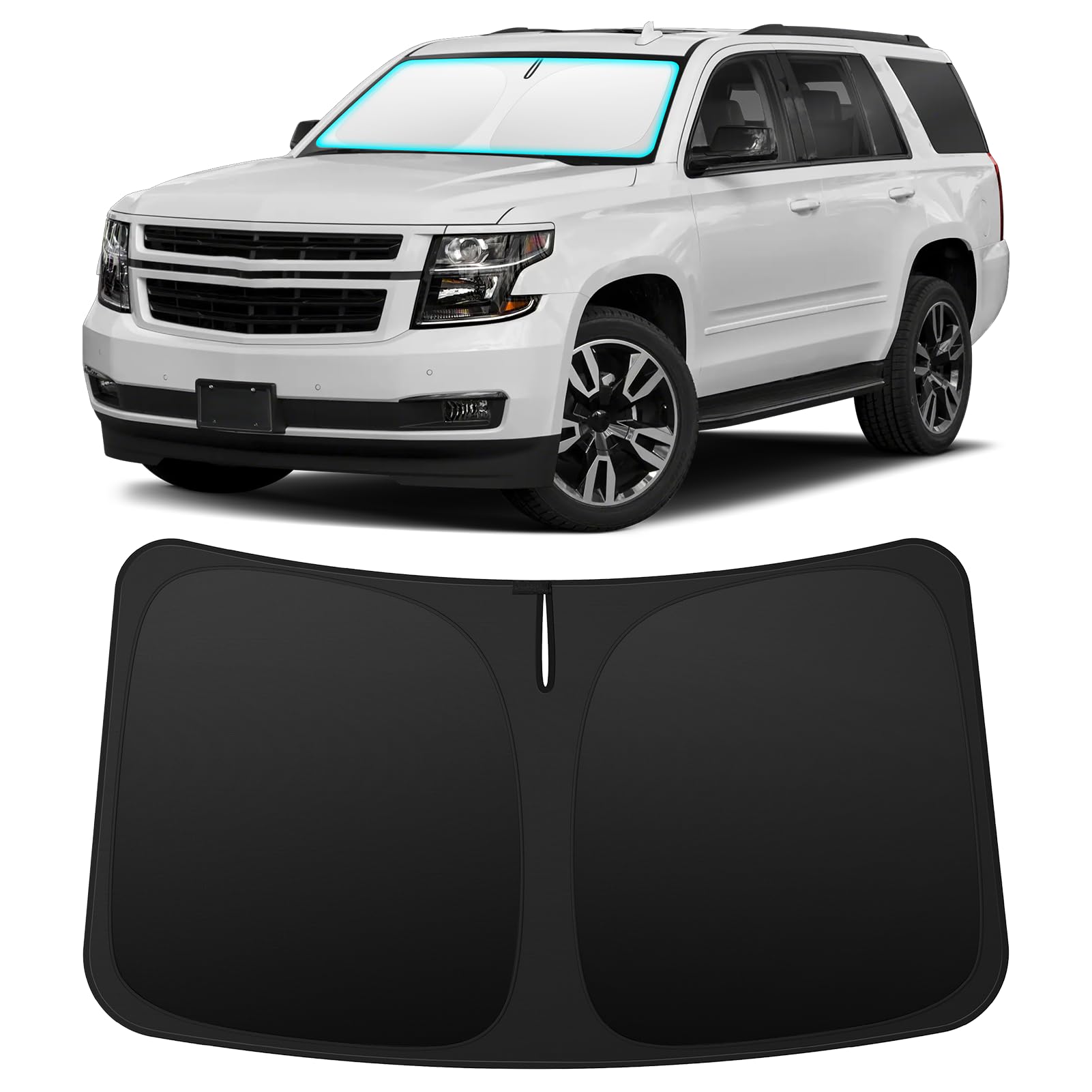 INSAUTO Custom Fit Windshield Sun Shade for Chevrolet Tahoe 2015-2020