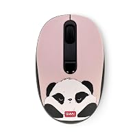 Legami - Mouse Wireless con Ricevitore USB Ultra Compatto, Tema Panda