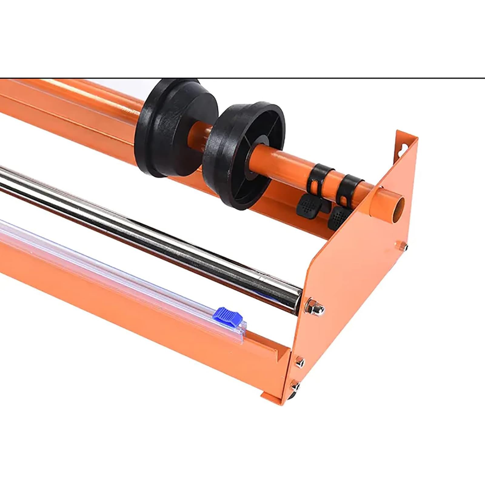 Máquina de embalaje de película elástica para sostener película de 19.7 pulgadas de ancho, máquina de embalaje dispensadora de película elástica de mesa fuerte