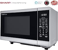 Vista 6 de SHARP Horno de microondas de encimera compatible con Alexa certificado por Orville Redenbacher's con plato giratorio Carousel extraíble de 12.4