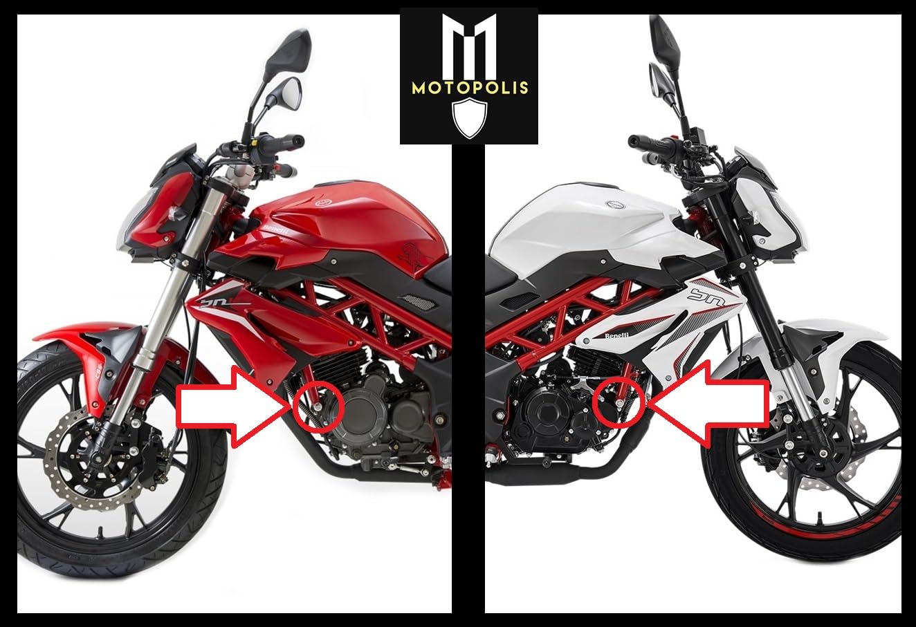 BENELLI BN 125 BN125 2017-... -TAMPONI PARACARENA PARATELAIO CRASH PADS PROTEZIONE