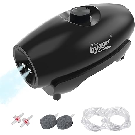 Hygger Piston Air Pump: Reliable and Quiet Aquarium Aeration