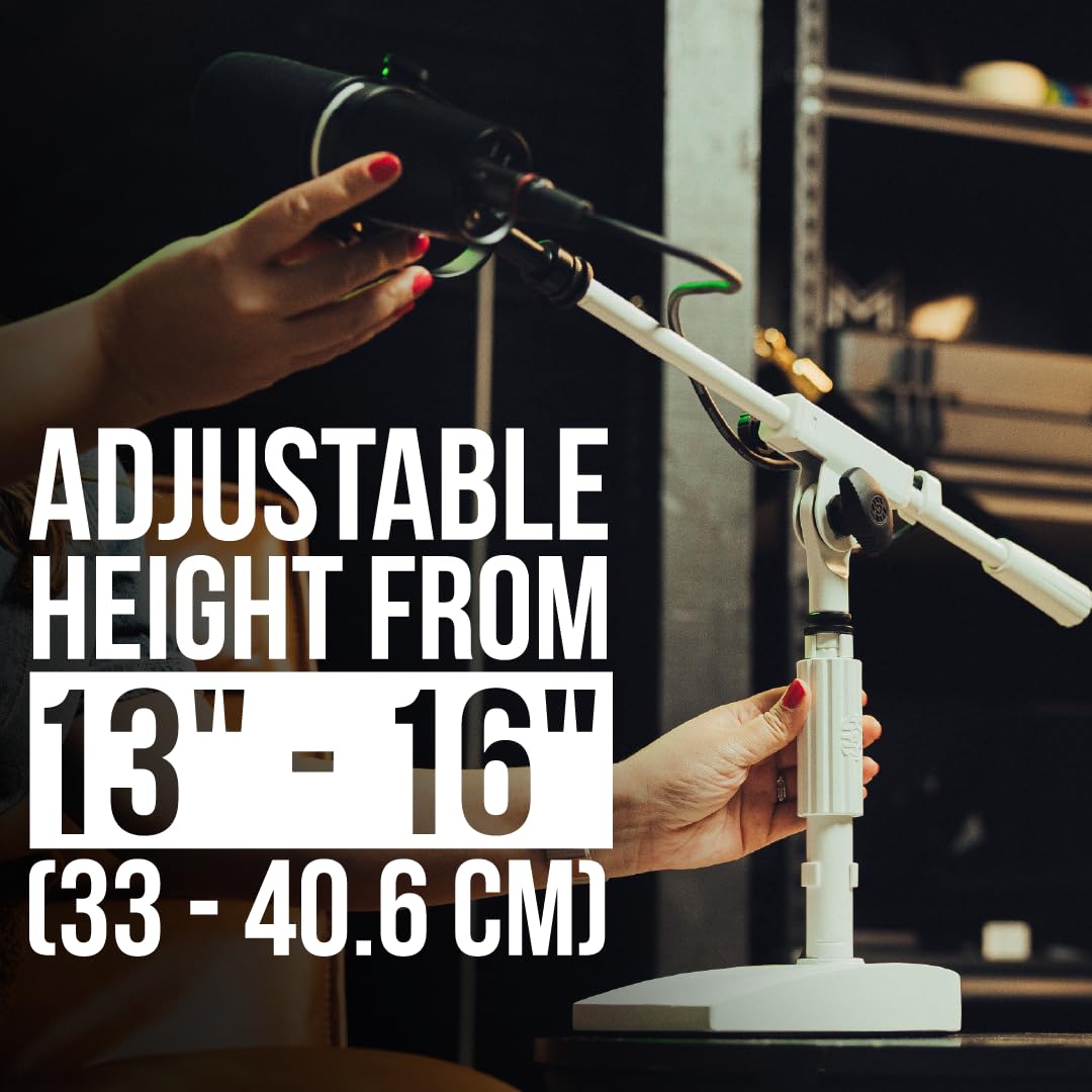 Amazon.com: Shure SH-DESKTOP2 Microphone Stand - White : Musical
