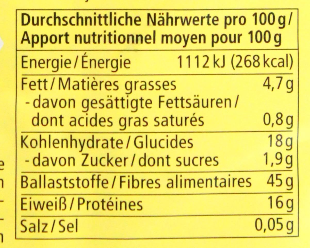 Alnatura Bio Weizenkleie, 6er Pack (6 x 250g)