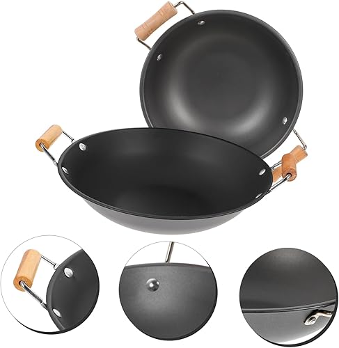 Miniatura 3 de Cabilock Olla de cocina individual para estofado, olla seca de metal, a prueba de desbordamiento, olla de cocina para el hogar, al azar