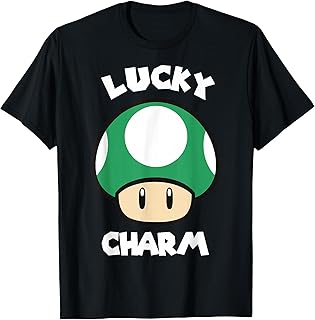 St. Patty's Lucky Charm Mushroom Graphic T-Shirt T-Shirt