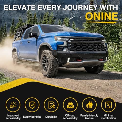 Estribos ONINE Landing Zone 7 pulgadas para Chevy Silverado 2019-26 miniatura 5