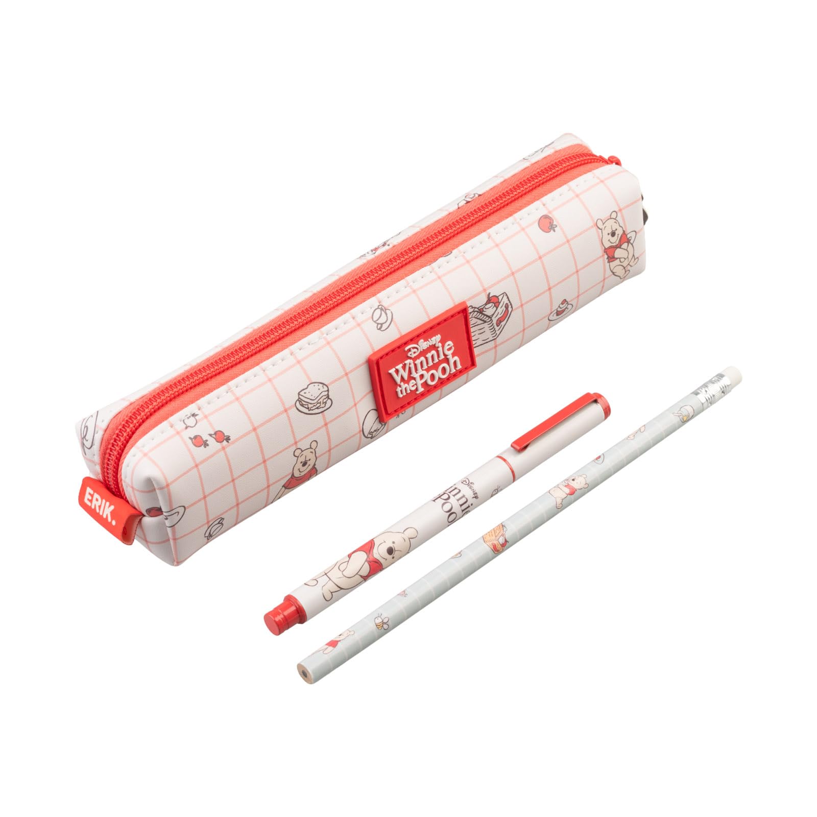 Grupo Erik School Pencil Case with Pen & Pencil - Disney Winnie the Pooh Gifts | Back to School Supplies, Office Stationery Supplies | Disney Stationery Gifts Under 15 Pounds