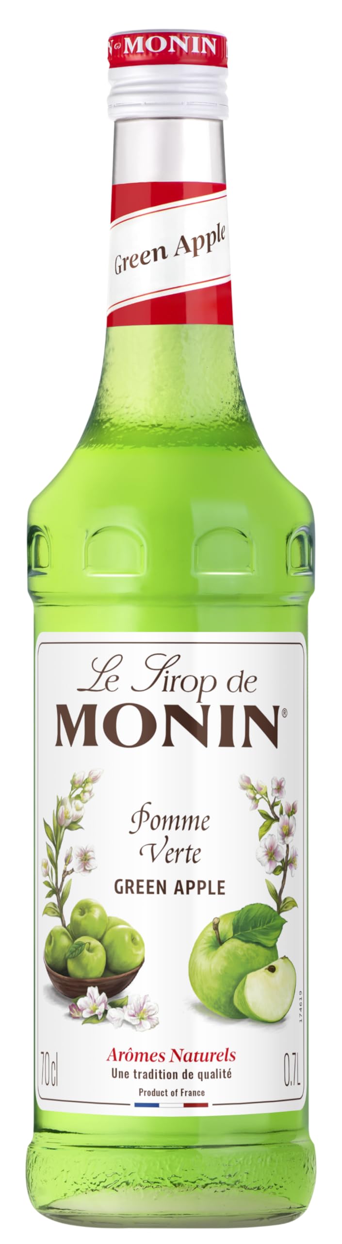 Premium Green Apple Syrup 700ml for Cocktails and Mocktails. Vegan-Friendly, Allergen-Free 100% Natural Flavours