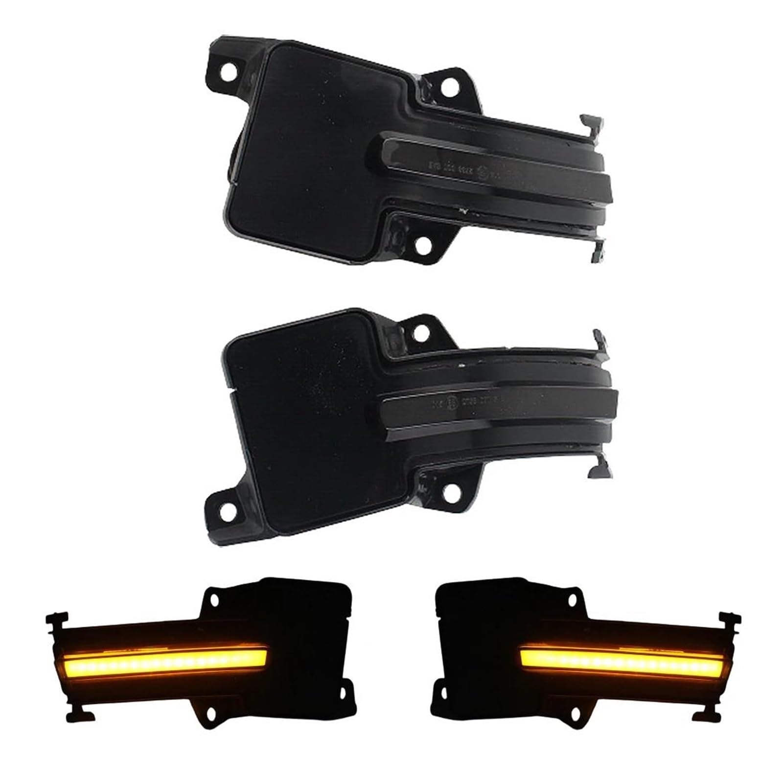 Genérico Intermitentes Laterales 2x Para Civic Gen. FC1 FK7 2016 2017 2018 2019 2020 Espejo Lateral Coche Luz Señal Giro Dinámica Intermitente Secuencial Luz Intermitente