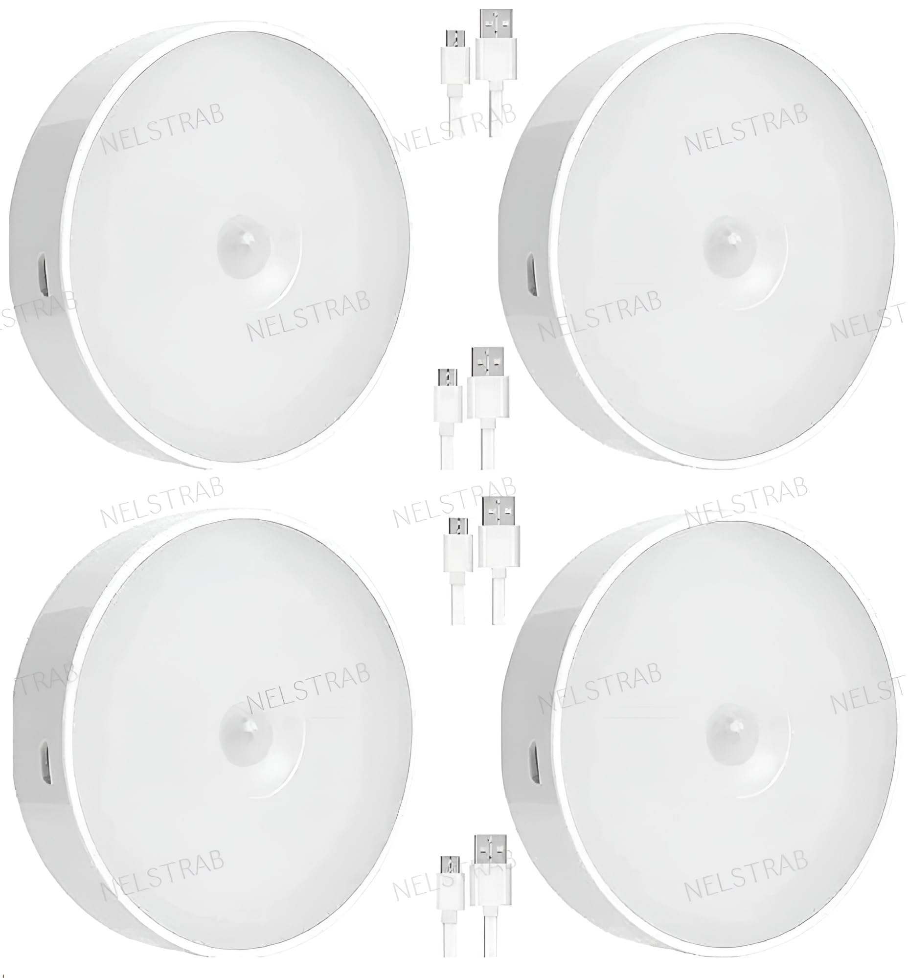 Motion Sensor Light, 4 Pcs | Auto/On/Off Mode Switch, Entrance Hallway Basement Garage Bathroom Cabinet-image-44