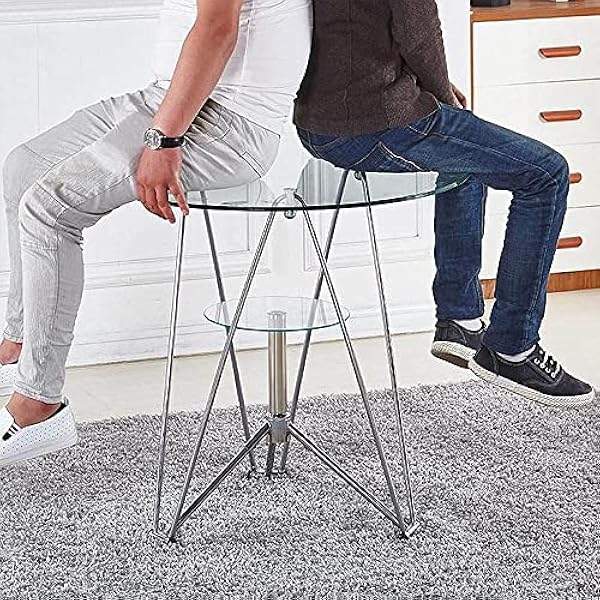 JWW Bordsskiva I Glas Runt Matbord I Glas 16 20 22 24 28 32 36 Tums Tallrik Glas, Ersättningsbordsskiva Lazy Susan Turntable (Size : 48cm/18.8inch)