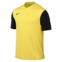 Nike DH8035-719 M NK DF Tiempo Prem II JSY SS T-Shirt Uomo Tour Yellow/Black/Black Taglia M