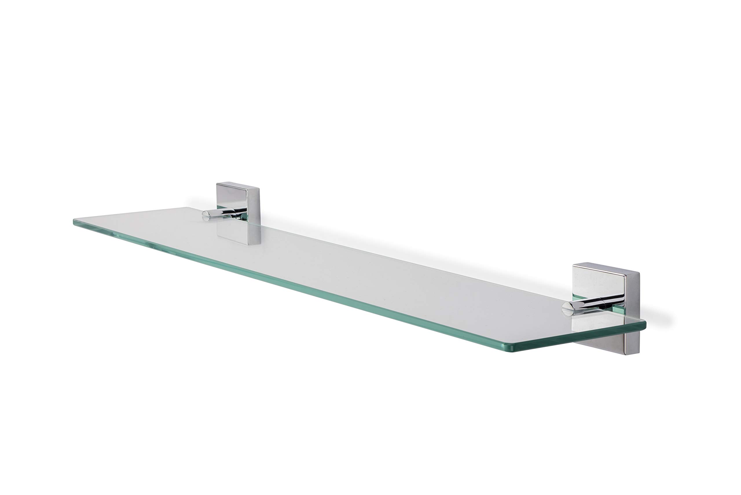Croydex QM441441 Flexi-Fix Chester Estante de Cristal, Plata, 54 x 590 x 134 mm