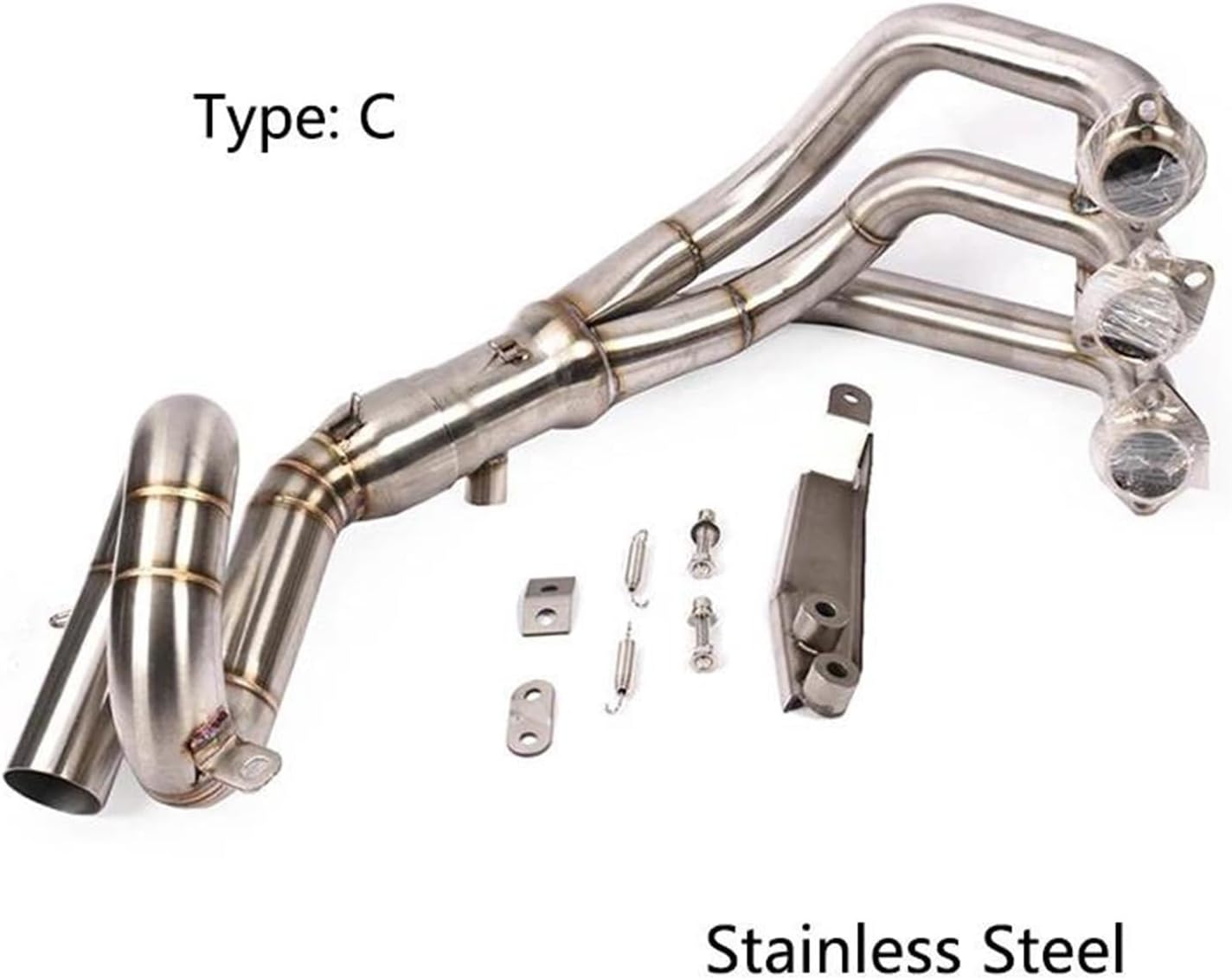 Motorcycle Exhaust Pipe Header Link Connect Systems Accessories For Yamaha FZ09 Tail Muffler(Type C Type B)