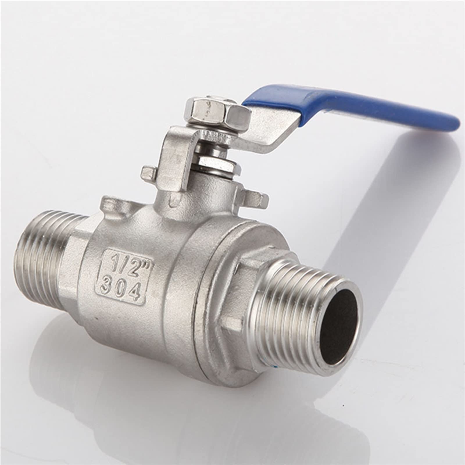 Vanne à boisseau sphérique 3/4 pouce BSP mâle en inox 304 pour réseau d'eau