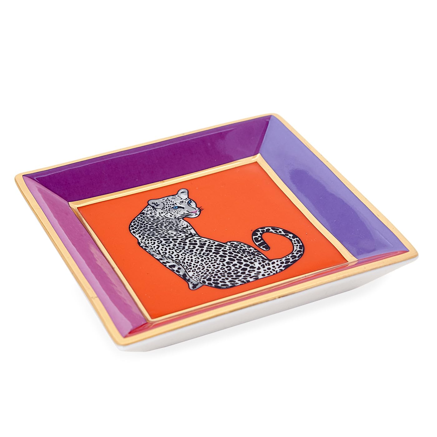 Jonathan Adler Bandeja cuadrada Safari, multicolor, talla única