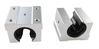 Linear Rail CNC Parts SBR12 200mm/ 7,87inches 12mm Fully Supported Linear Rail + 2pcs SBR12UU Block Bearing