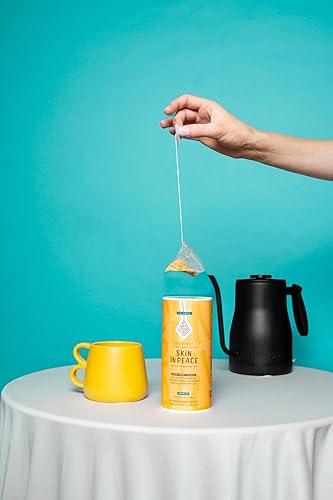 Miniatura 6 de The CoLymph Skin in Peace Tea té de hierbas holístico funcional para nutrir y calmar la piel desde dentro, apoya el sistema inmunológico para una