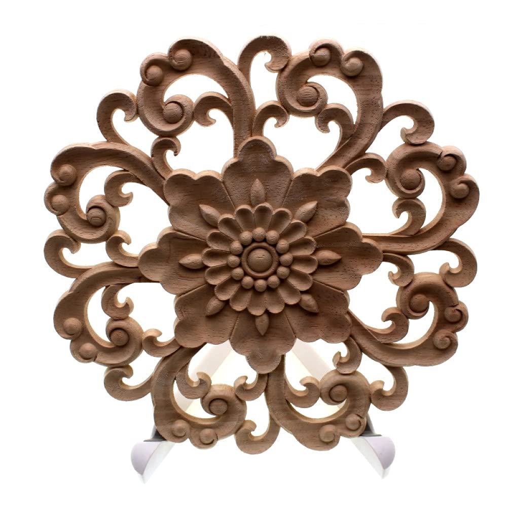 Appliques sculpture sur bois vintage décor nautique 40 cm pour stickers de porte d'armoire