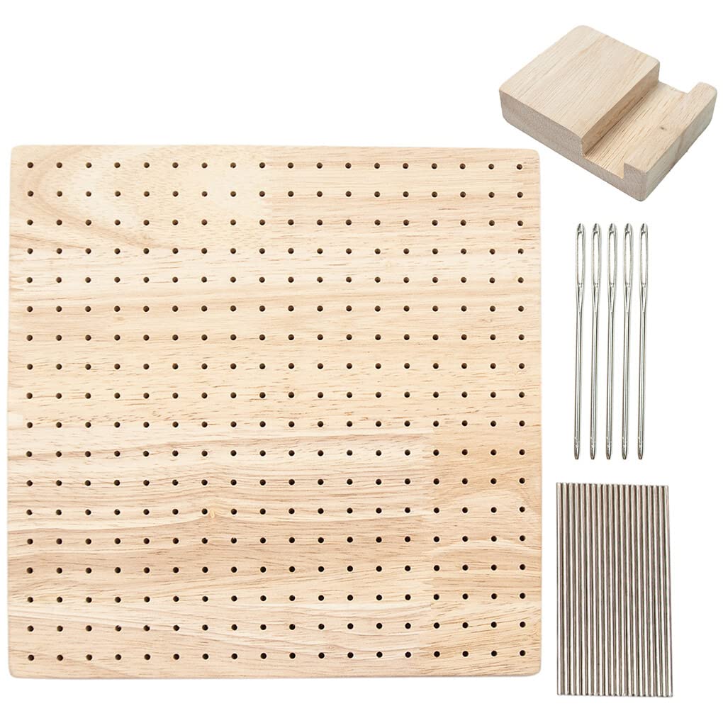 Set di Aghi Forniture per Cucire Strumento per Maglieria di Sicurezza per Filati Fai-da-Te per Principianti Convenienza Aghi fissi riutilizzabili