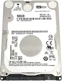 Western Digital WD5000LUCT AV 500GB 5400RPM 16MB Cache SATA 3.0Gb/s Internal 2.5 inch Hard Drive