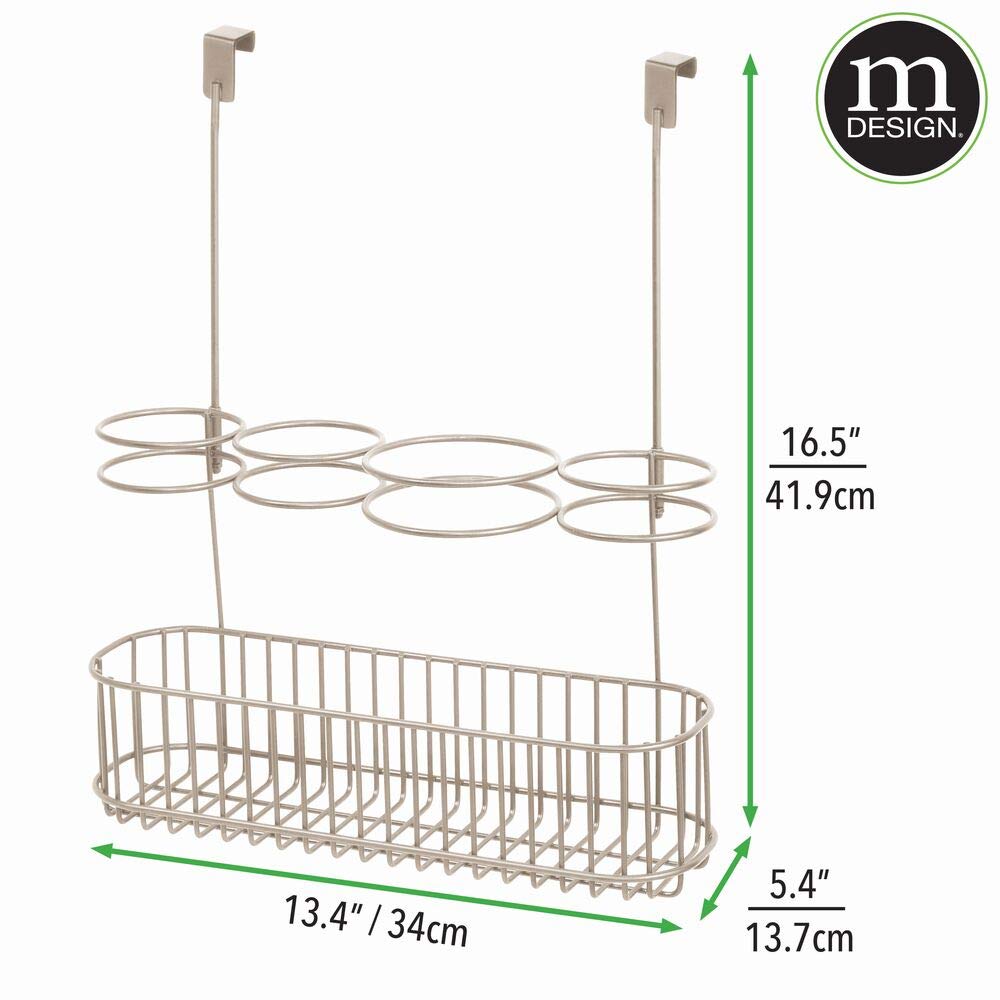 MDesign Fönhalter Ohne Bohren - Bad Organizer Silber