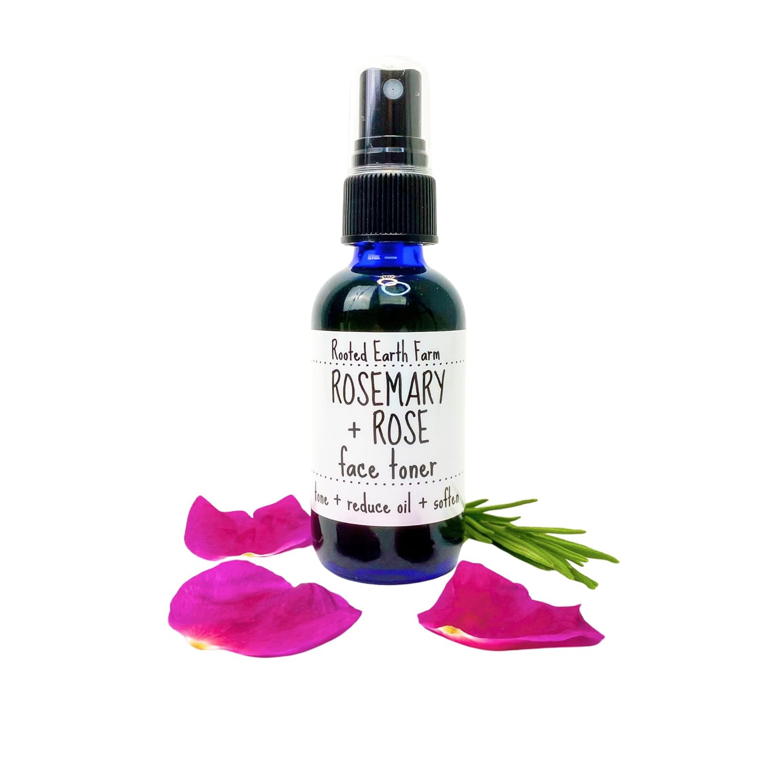 Rosemary and Rose Face Toner - 2 fl oz - Facial Mist for Oily Skin