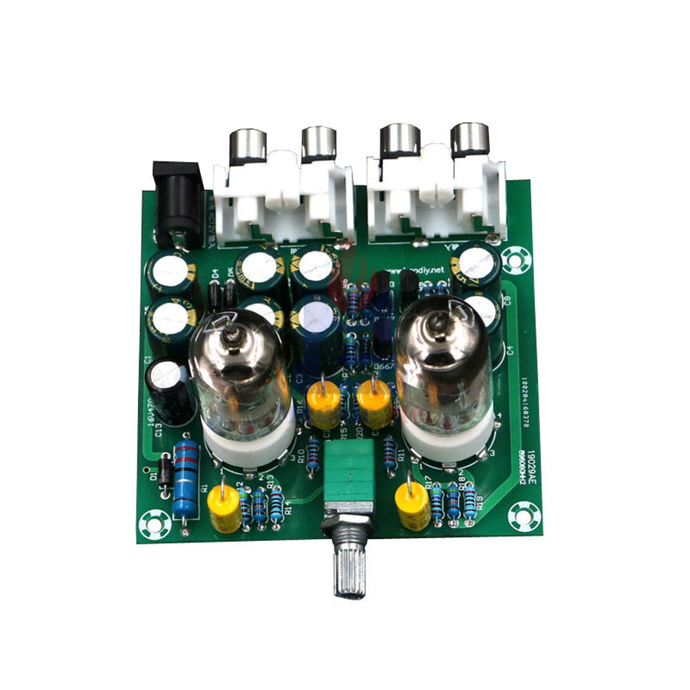 YXHH Preamplificatore Valvolare 6J1 Per Cuffie - Kit DIY Con Guscio Trasparente, Amplificatore Buffer - Foto 2
