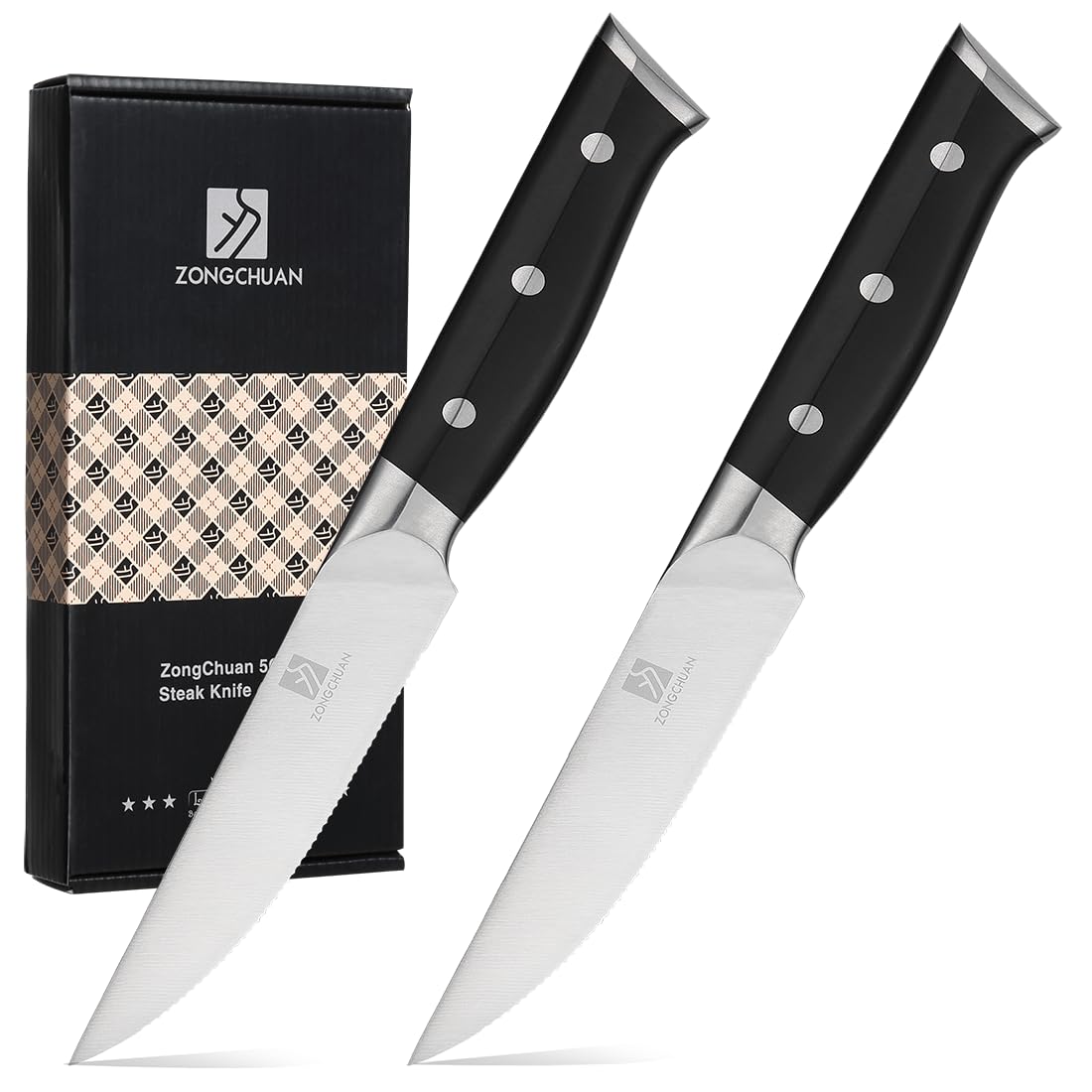 8" Stainless Steel Carving Knife and 7" Fork Set, Professional BBQ Brisket Slicing Kit with Ergonomic Full Tang Handle, Premium Meat, Fruits & Vegetables Cutting Tools in Gift Box — Amazon image 15