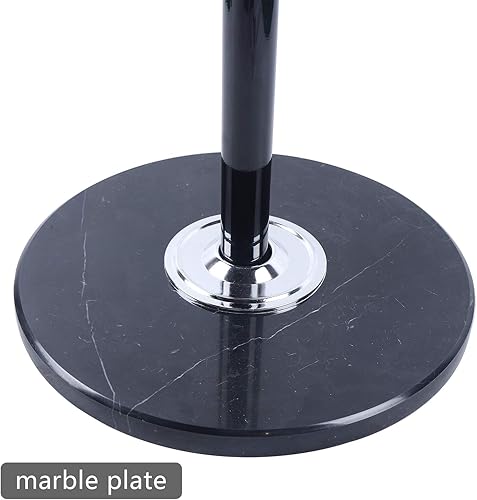 Miniatura 6 de Perchero de metal de 67 pulgadas, percheros con 16 ganchos, soporte para sombreros, soporte para árbol con base de mármol para colgar bufandas,