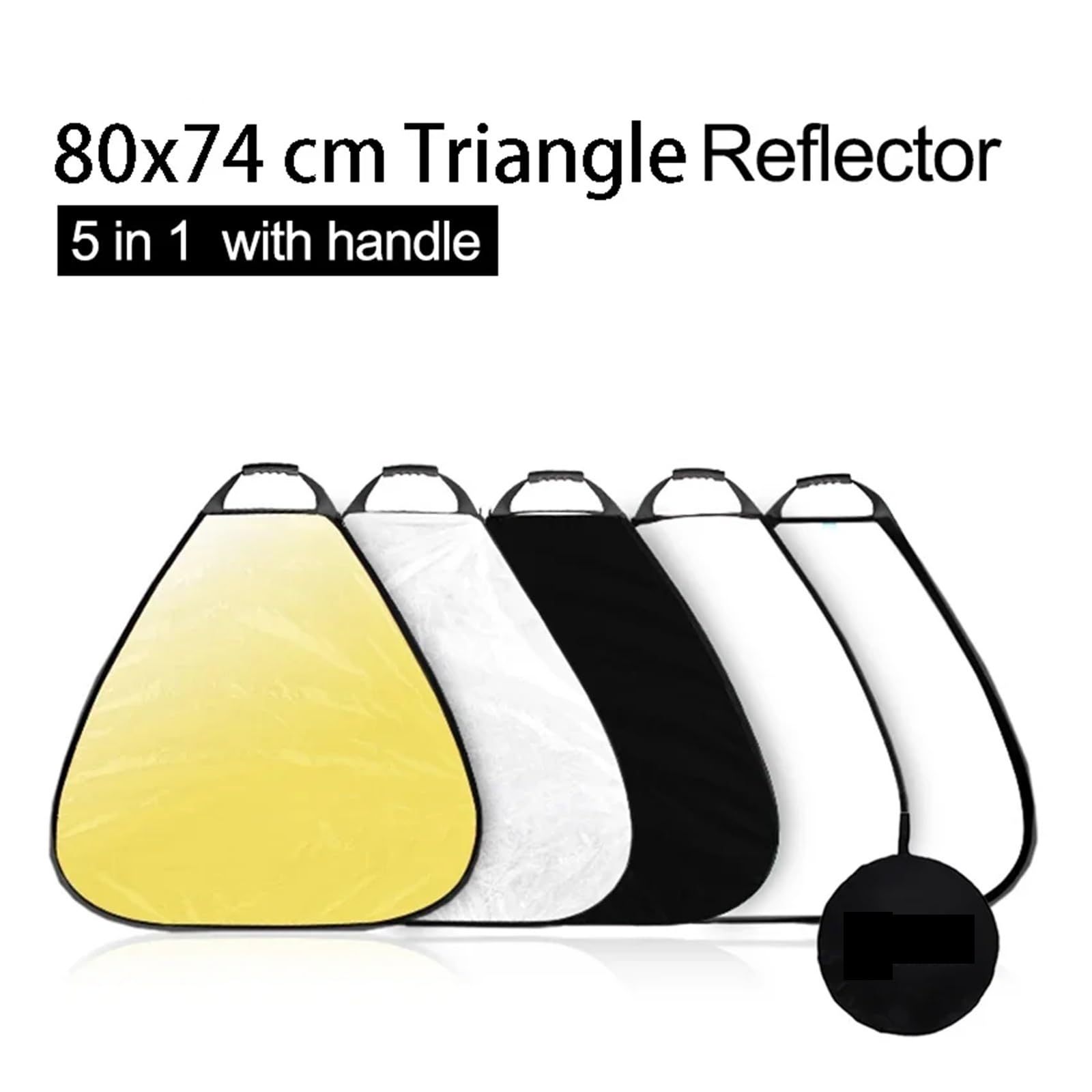 5 in 1 Reflektor Fotografie Tragbares Licht mit Tragetasche for Fotostudio-Zubehör für Fotografie Beleuchtung