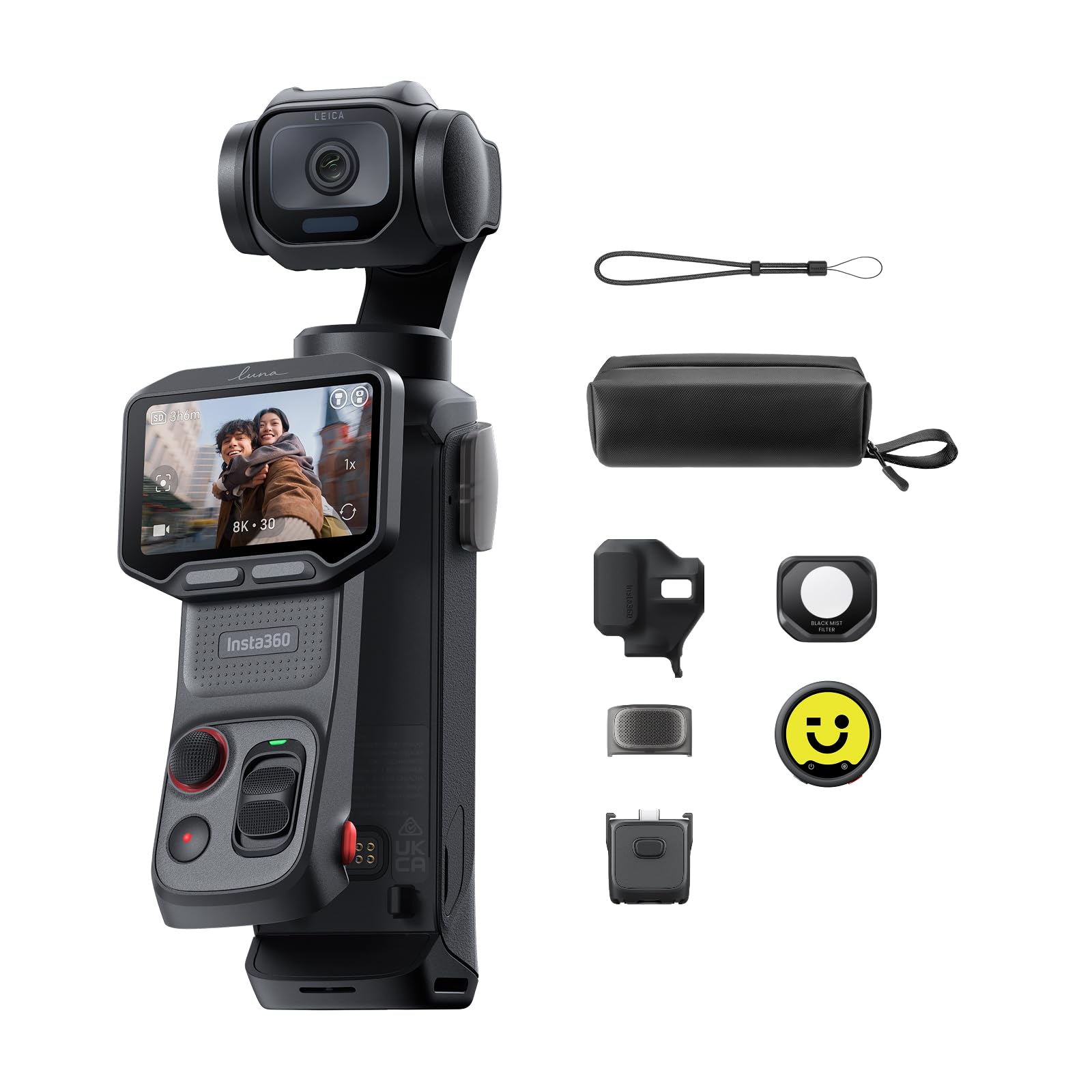 Insta360 Luna Pro Creator-Bundle – 8K Vlogging-Kamera mit Leica Objektiv