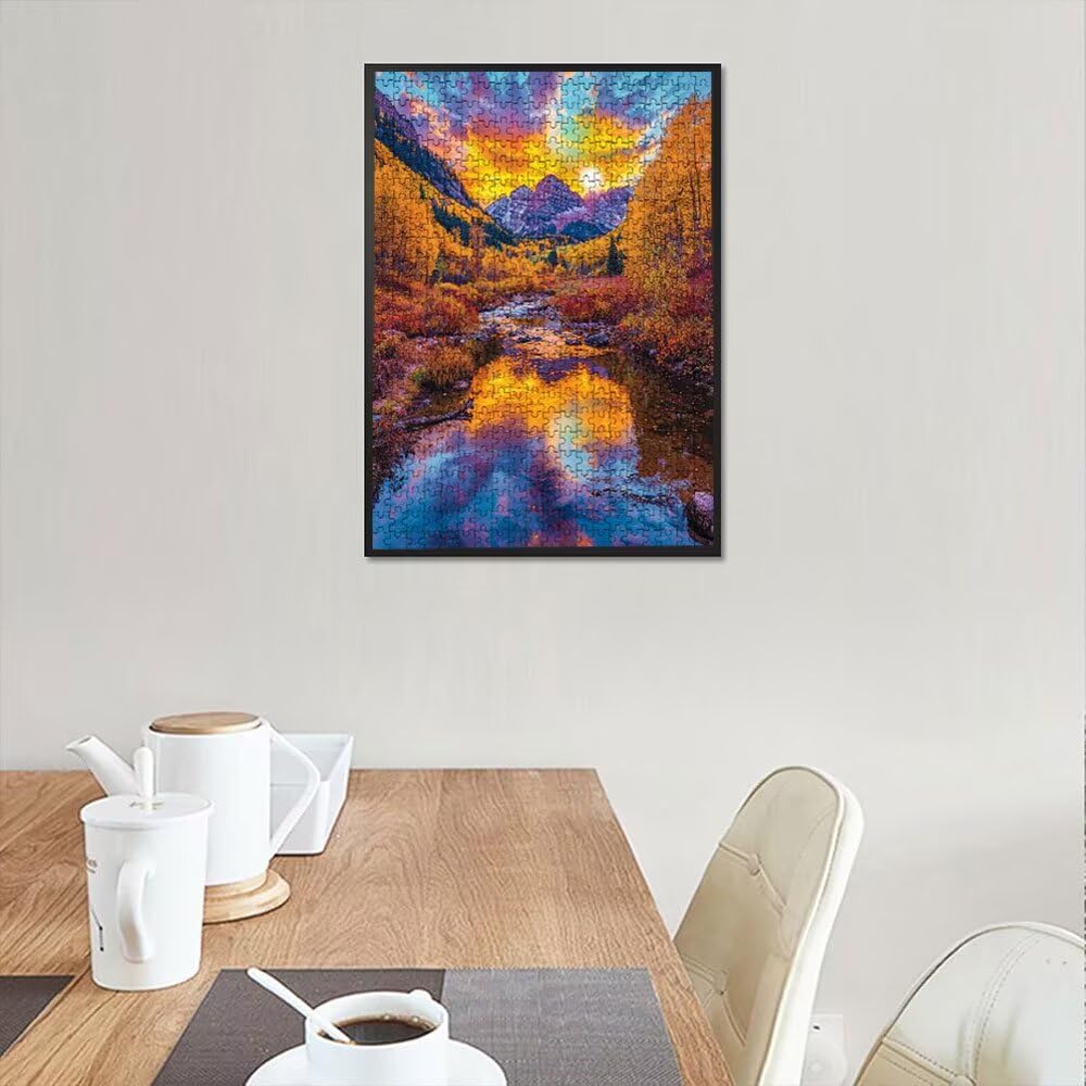 Puzzle 5000 Pezzi, Paesaggio Forestale 3D Puzzle per Adulti Impegnativo, Educa Puzzles Artistico, Divertente E Stimolante Puzzles Decorativo per La Famiglia, Regalo e Decorazione Pareti DX0YL6-793