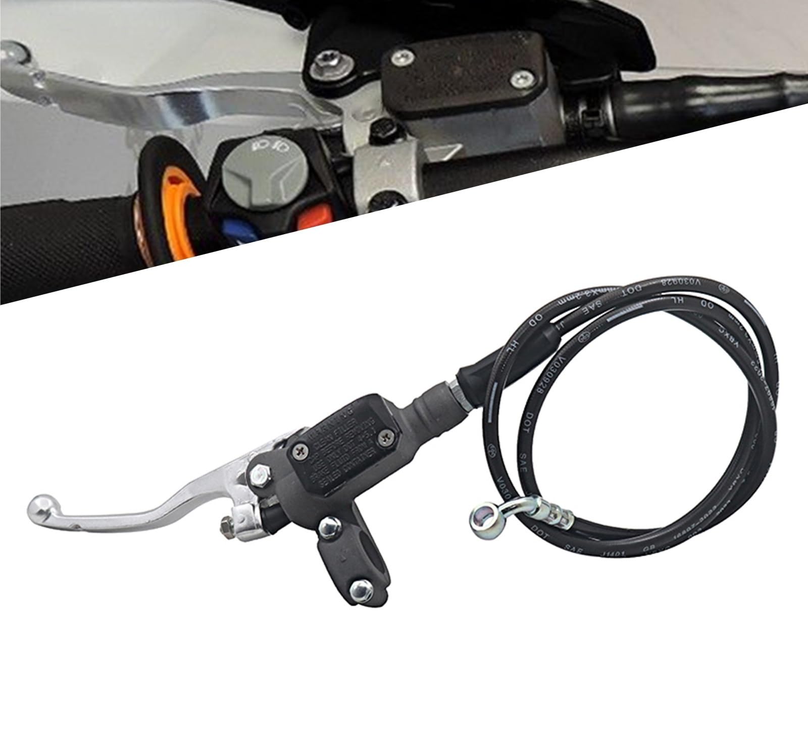 Hydraulischer Kupplungsleitungssatz for Motorräder KTM SX SX-F XC XC-W XCF-W XC-F EXC EXC-F TPI 6Days 125-500 und GasGas EC EX MC