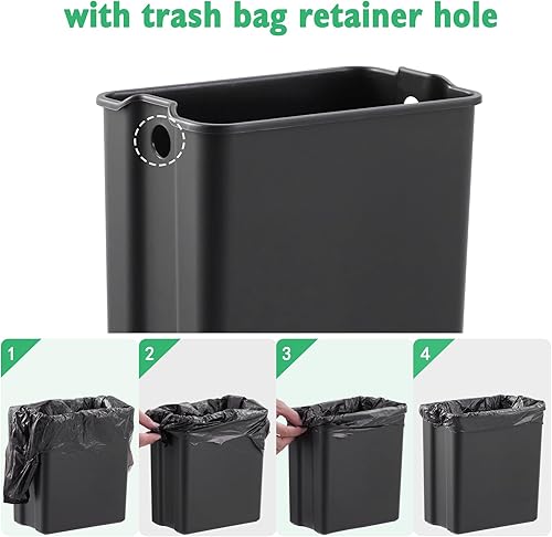 Miniatura 5 de Contenedor de compostaje para cocina, contenedor de compost de acero inoxidable, contenedor de compost interior con 1 filtro de carbón adicional,