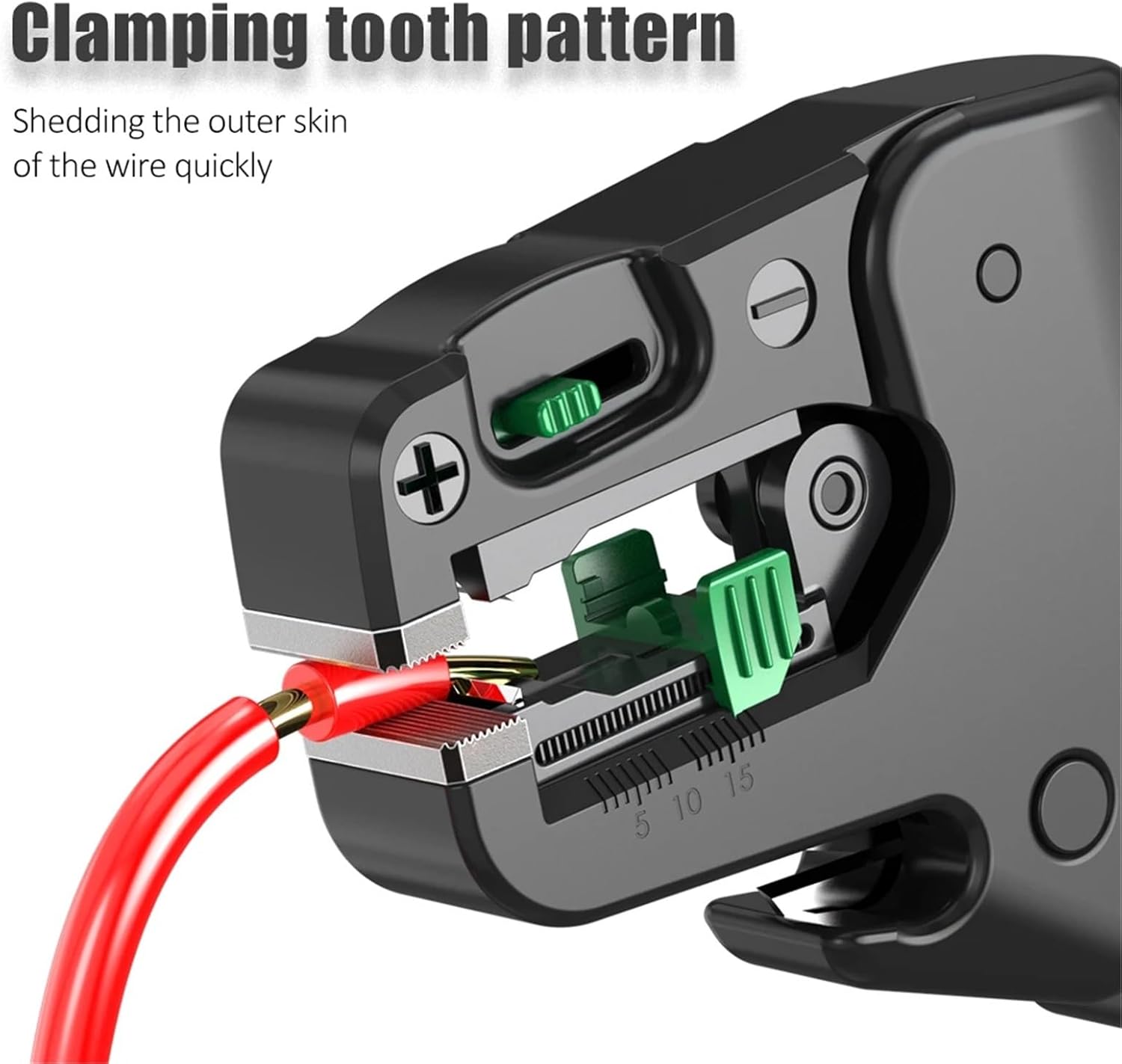 LA822510 Multifunctional Automatic Wire Stripping Pliers Fast Cable Cutting Nippers Adjustable Electrician Tool