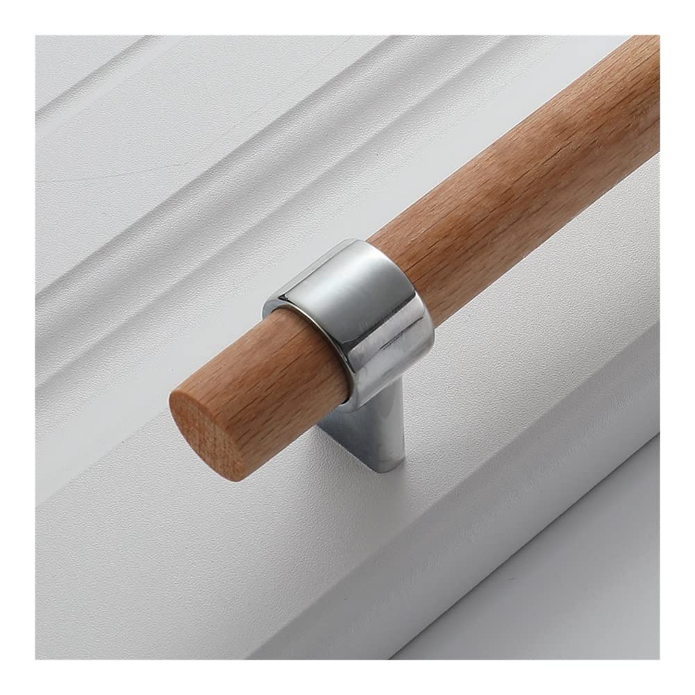 Cabinet Handles Wooden Door Handle Furniture Drawer Pull Door Cabinet Knob for Knobs and Handles Drawers 128mm 96mm Single Hole (Color : Silk Polishing, Size : 128mm Hole)