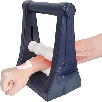 Forearm Massager, Foam Arm& Hand Roller with 3-Level Pressure Options, Ideal Wrist Massager for Carpal Tunnel, Tennis Elbow Relief, Hand Elbow Pain& Muscle Knots