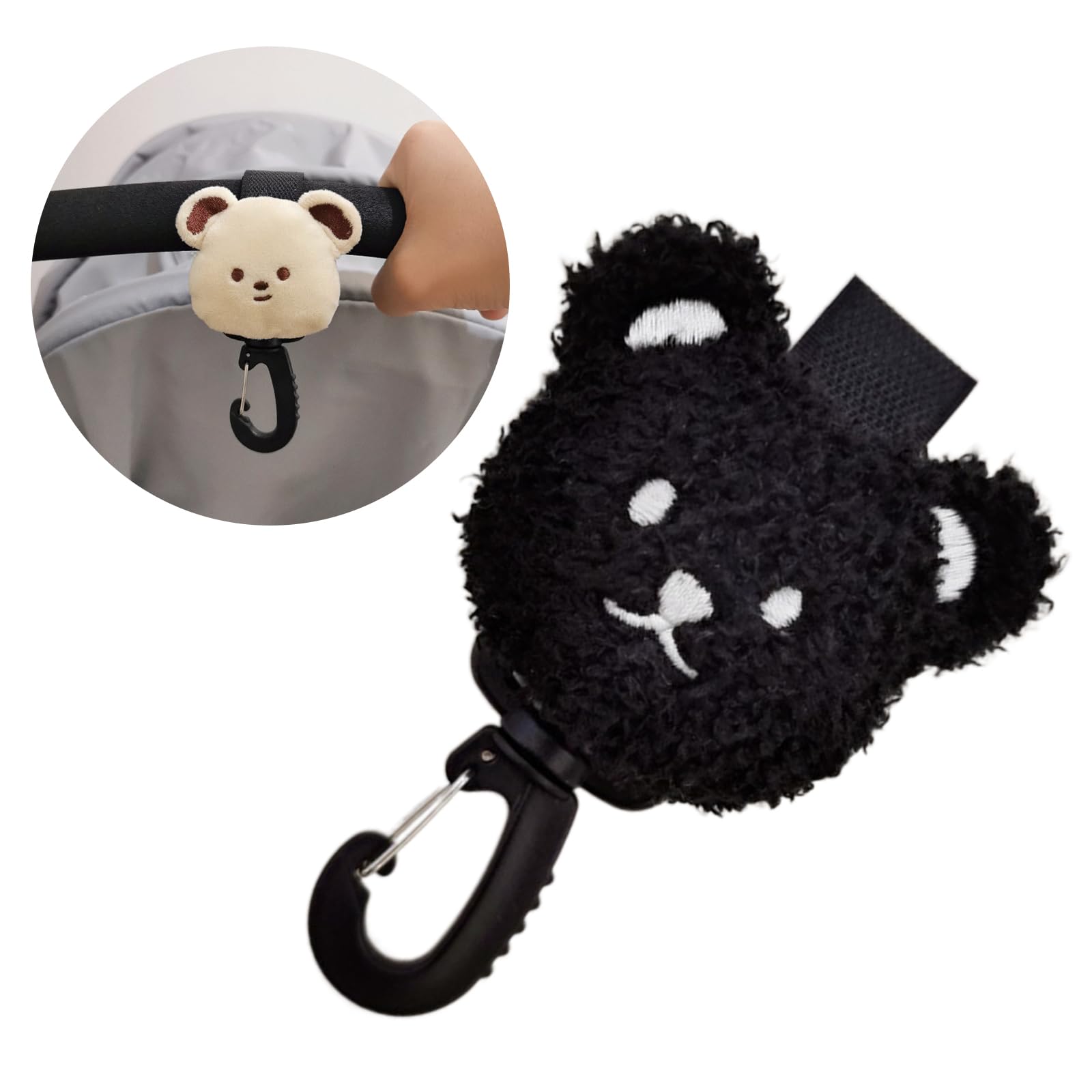 Clips and Loop for Hanging Bags Purse and Shopping Pram Clip for Pushchair Buggys Hook