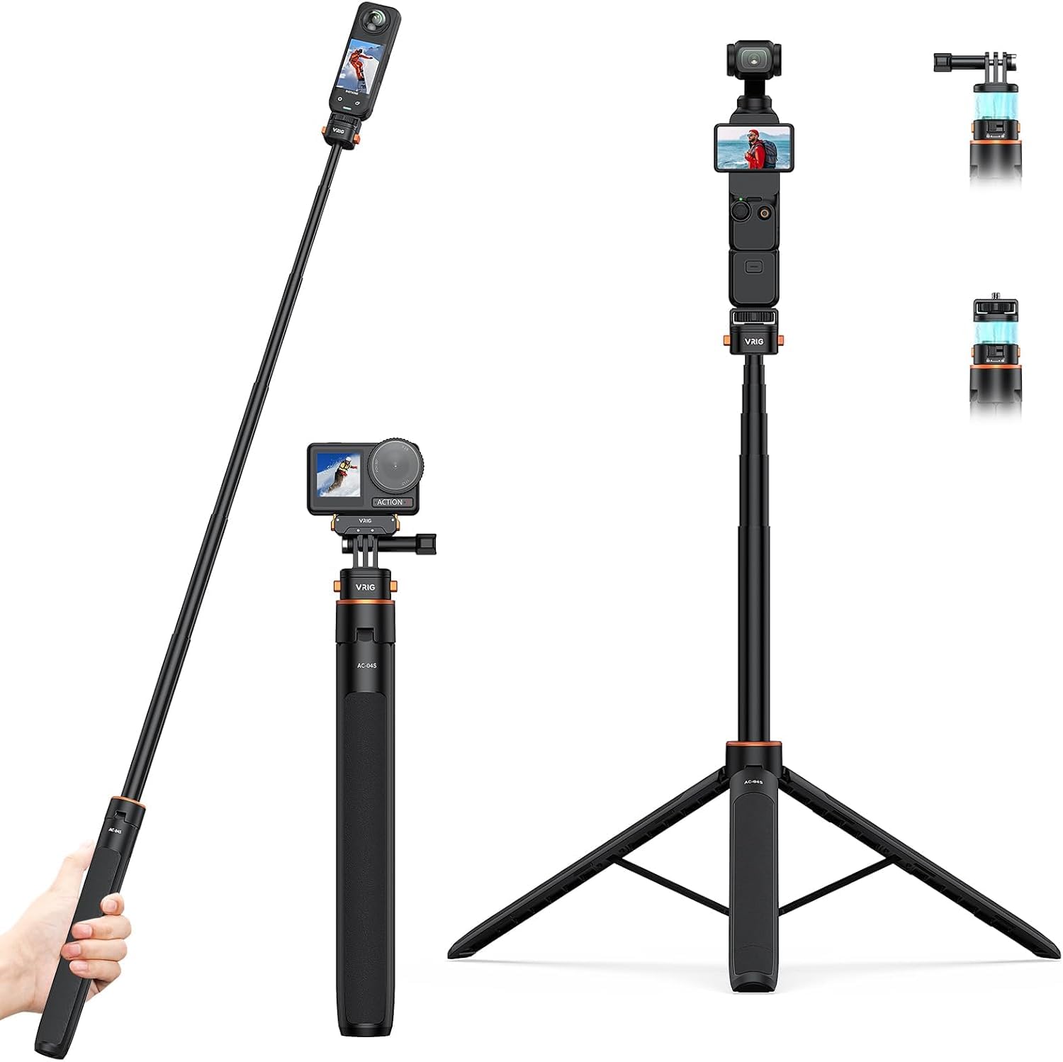 Amazon.co.jp: MARR クイックリリース三脚 dji Osmo Pocket 4用 三脚