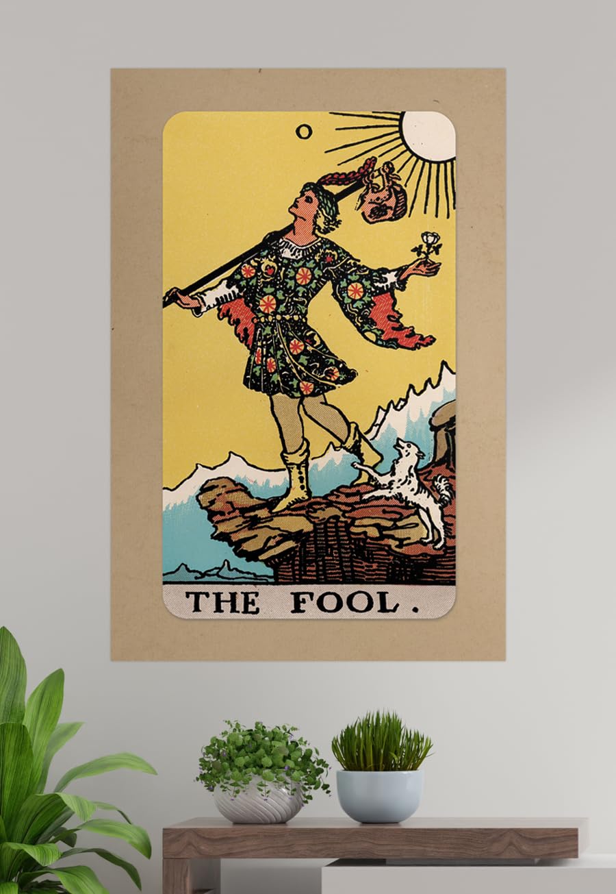 Amazon.co.jp: The Fool Tarot カードポスター 11インチ x 17インチ