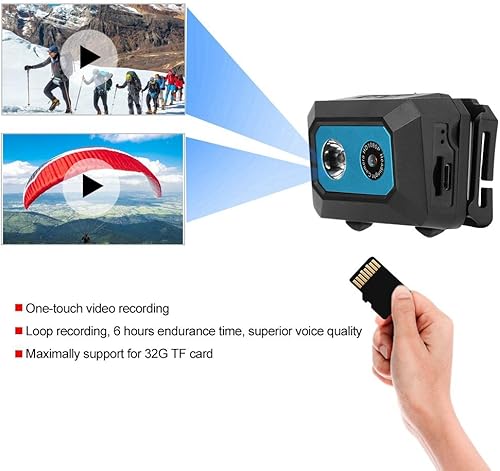 Miniatura 4 de Sonew HD 1080P DV deportes cámara montado en la cabeza de la acción videocámara DVR grabadora (azul)