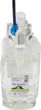 Sloan ESD-325 Clear Foam Soap Refill with Straw, 1500 mL, Unscented